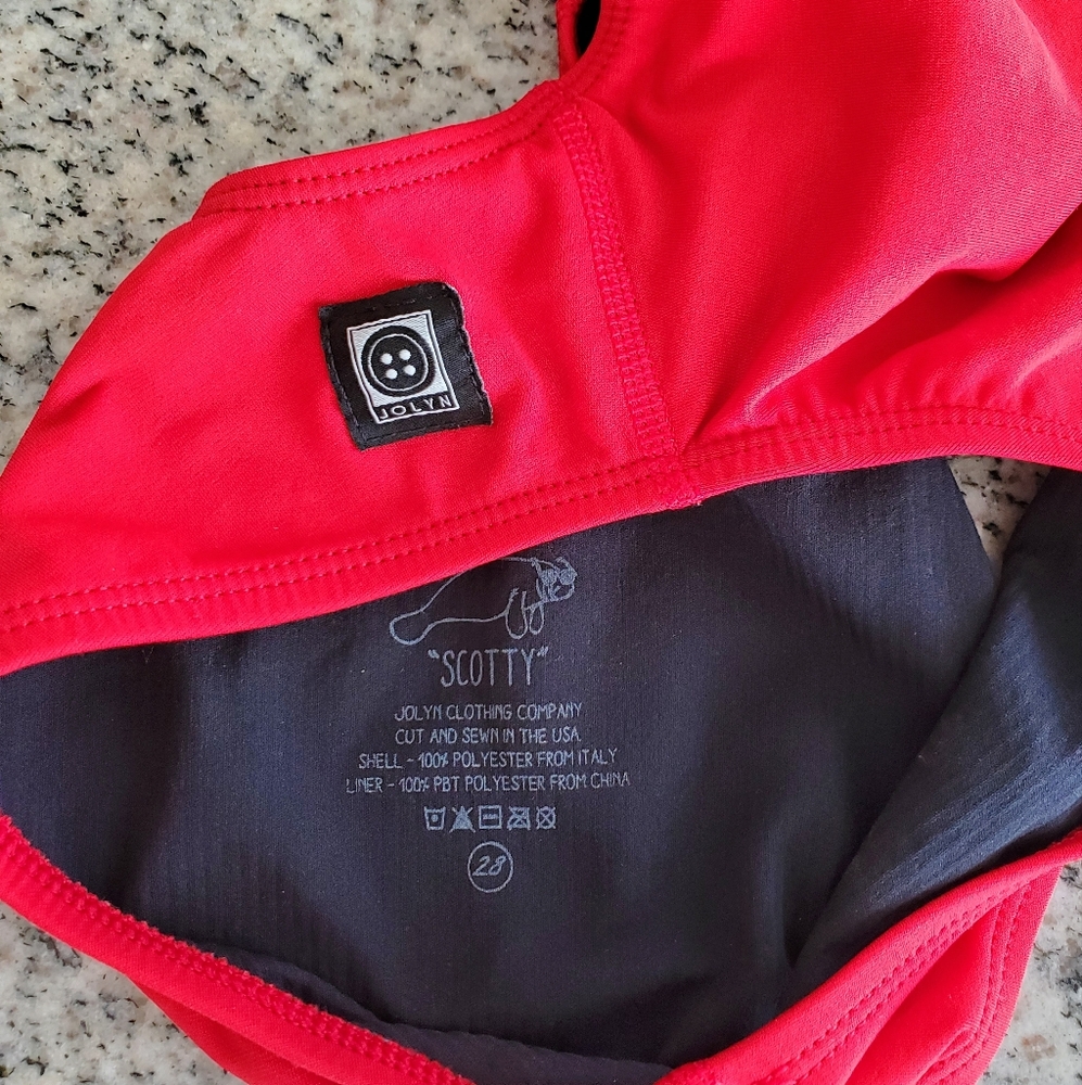 SCOTTY Jolyn Clothing Red Women's One Piece Swimsuit - Picture 3 of 3